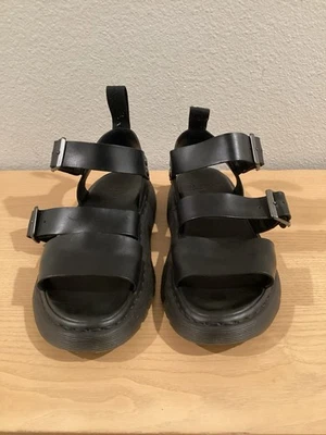 Dr. Doc Martens Gryphon Gladiator Sandals Men’s Size US 8 UK 7 Black 15695001 - Image 1 of 4