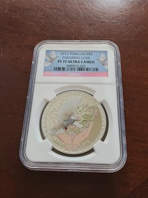 2012 Tokelau S$5 NGC PF70 Ultra Cameo Enduring Love - Image 1 of 4