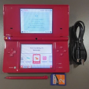 Excellent condition Nintendo DSi console, red, with moving notepad - Picture 1 of 15