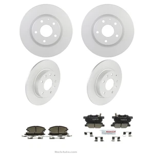 Bosch QuietCast Ceramic Brake Pad and Rotor Kit For 2014-2016 Mazda 3 - Imagen 1 de 16