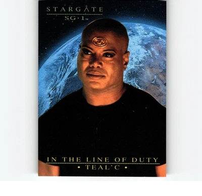 6-0-1-NS PWE . Stargate .#t6 2005 sg-1 in the line of duty teal c chris judge (B - Image 1 of 3