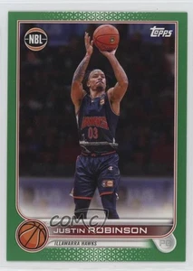 2022-23 Topps NBL National Basketball League Green /99 Justin Robinson #39 - Foto 1 di 3