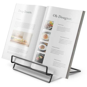 Cookbook Stand Holder for Kitchen Counter,Recipe Book Stand for Reading Hands... - Bild 1 von 8