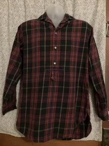 Ralph Lauren Rugby Damen 1/2 Knopf Flanellhemd Größe 8 rot schwarz - Bild 1 von 5