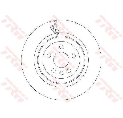 2 uds disco de freno TRW DF6702S para Tesla Model S Foto 1 de 1