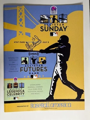Alcides Escobar Signed 2007 MLB All Star Futures Game Program MiLB - Image 1 of 3