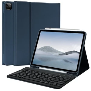 für iPad Air 13 Zoll (M3/M2, 2025/2024) & Pro 12,9 Zoll Hülle mit Tastatur, K... - Bild 1 von 7
