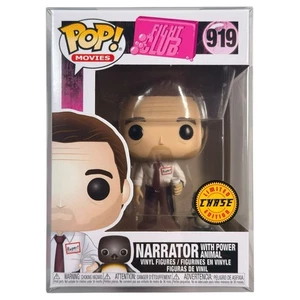Funko Pop Fight Club Narrator #919 Chase Power Animal Vaulted Rare Vinyl VHTF - Picture 1 of 4