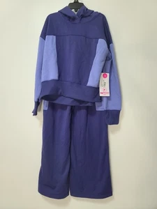 Set sportivo per bambina 90 gradi taglia M (10) felpa e pantaloni viola - Foto 1 di 9