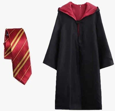 Disfraz de Mago Gryffindor Harry Potter Juvenil Bata / Capa y Corbata (talla 135) Foto 1 de 4