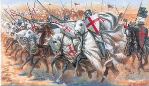 Italeri IT6125 CAVALIERI TEMPLARI KIT 1:72 Modellino - Foto 1 di 1