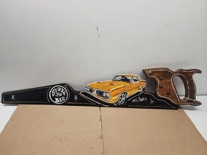 Seghetto ritagliato 1 di 1 personalizzato 70 Dodge Super Bee Saw dipinto a mano arancione - Foto 1 di 7