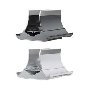 Space Saving Vertical Desk Stand Foldable Laptop Notebook Holder for Under 35mm - Afbeelding 1 van 9