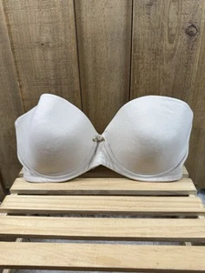 Sujetador Victoria’s Secret Clásico Sin Tirantes Beige Cierre Trasero 34C Usado en Excelente Condición - Imagen 1 de 5