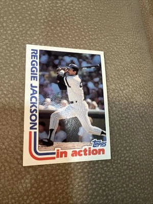 1982 Topps - In Action #301 Reggie Jackson New York Yankees ⚾️0601 - Image 1 of 2