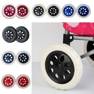 2Pcs 6.3Inch Tire Wheel EVA Travelling Trolley Caster Shopping Cart Wheels - Picture 1 of 20