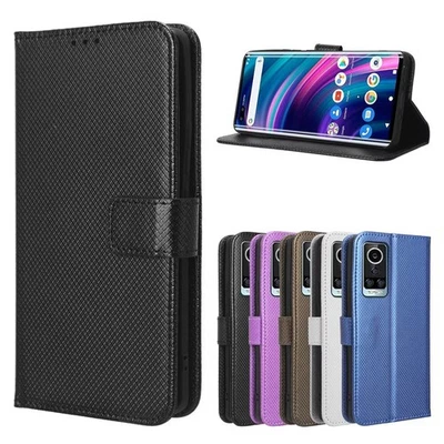 Flip Wallet Phone Case For ZTE Blade A73 A34 A31 A54 A51 Nubia Red Magic 7 6 5 - Image 1 of 4