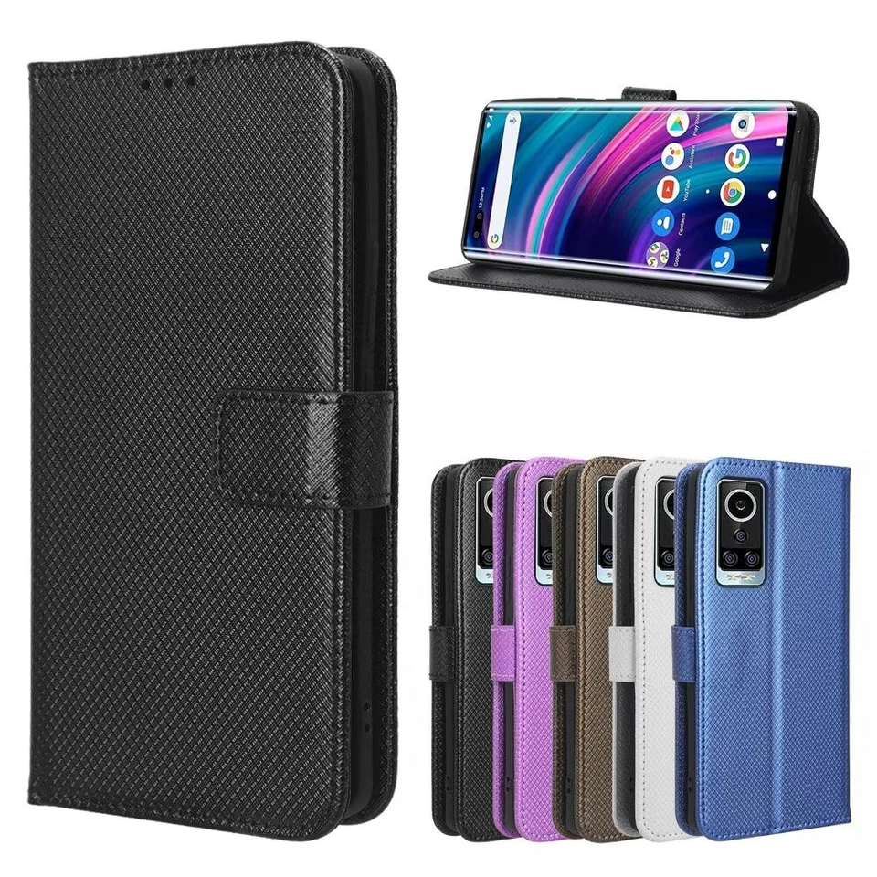 Flip Wallet Cover Case For ZTE Blade A36 A76 A56 A35 Nubia Red Magic 9 10 Pro - Image 1 of 4