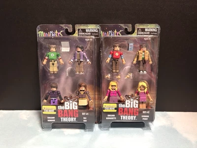 the Big Bang Theory Bif Bang Pow! Mini Mates 2 sets Entertainment Earth Exclus. - Image 1 of 4