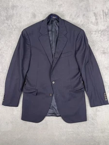 Polo Ralph Lauren Blazer Uomo 38R Blu Navy Giacca Sportiva 100% Lana - Foto 1 di 14