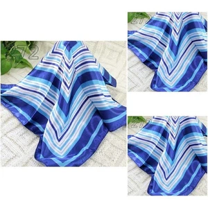 New 3Pcs 50cm Fashion Elegant Silk Satin Women Small Square Head Neck Scarf 72 - Picture 1 of 13
