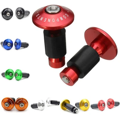 Impugnature Manubrio Estremità Spine Alluminio Lega MTB Road Ciclismo Supplies 1 - Immagine 1 di 4
