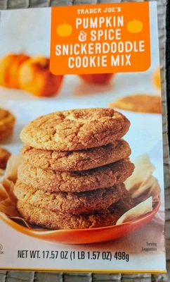 🎃Совершенно новая смесь для печенья Trader Joe's Pumpkin & Spice Snickerdoodle ОГРАНИЧЕННОЕ ИЗДАНИЕ🔥 - Изображение 1 из 4