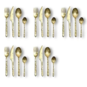 Seletti Cutlery Brass Fingers 20-Piece Set BRAND NEW £350.00 - Picture 1 of 15