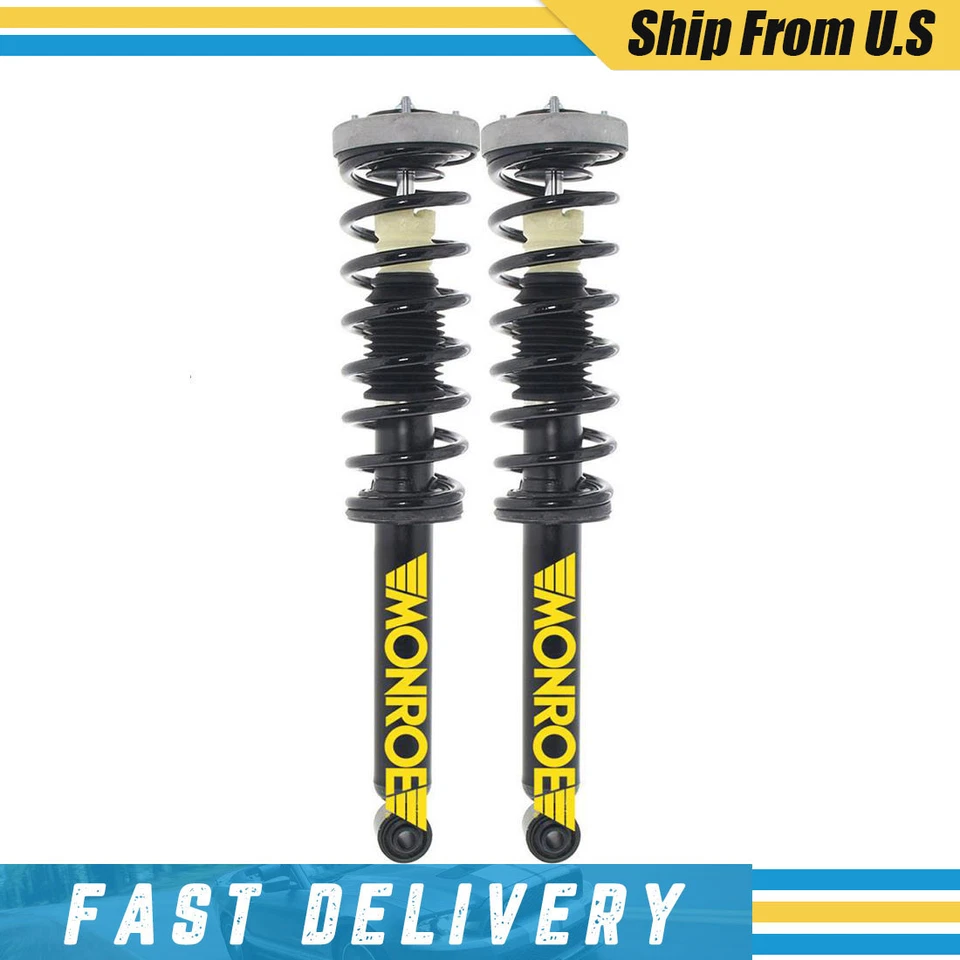 Conjunto completo de puntal trasero y resorte helicoidal Monroe para BMW E60 E61 525i 528i 530i Foto 1 de 3