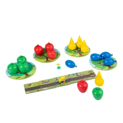 Giochi di tavolo da frutta in legno abbinamento a colori per bambini - Immagine 1 di 4