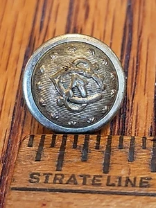 VTG Gilt Domed CS or SC Monogram Military Uniform Button 5/8" Henry Allien NY - Picture 1 of 4