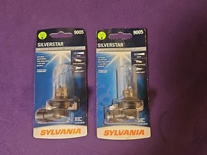 2- Sylvania Silverstar 9005 Headlight Bulbs - Picture 1 of 5
