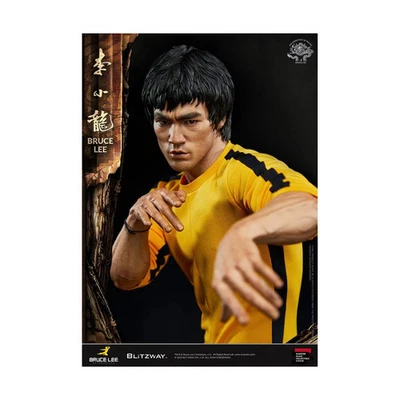 Blitzway - Bruce Lee statuette 1/4 50th Anniversary Tribute - le Jeu de la Mort - Imagen 1 de 4