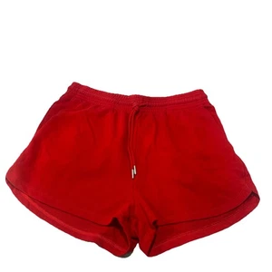 H&M Women’s Large Shorts Red For Lounging Drawstring - Picture 1 of 4