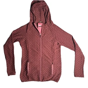 Fire & Fleur Damen Hoodie Gr. L grau Waben Stretch Sport Gym Training - Bild 1 von 10