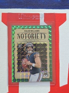 Caleb Williams RC- Green Noteriety #18- 2024 Panini Mosaic- Bears Rookie - Picture 1 of 2