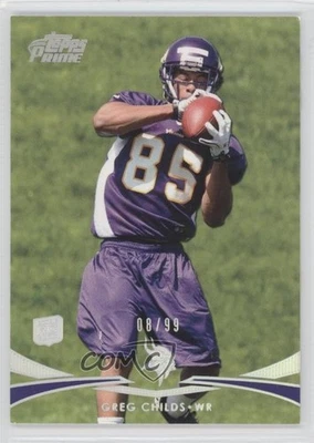 2012 Topps Prime Silver Rainbow /99 Greg Childs #115 Rookie RC - Image 1 of 2
