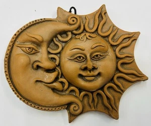 Sicilian Pottery- 5’’ Sun Terracotta Caltagirone Made/Painted by hand in Italy - Picture 1 of 1
