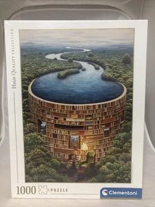 1000 Piece Puzzle Clementoni High Quality Collection 39603: Bibliodame - New - Picture 1 of 4