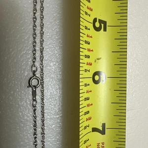 Echt Sterling Silber 1,5 mm Doppelglied geflochten HD Anhänger 925 Kette - Bild 1 von 5