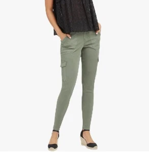 SPANX Stretch Twill Cargo Knöchelhose grün Medium neu mit Etikett $ 128 - Bild 1 von 7