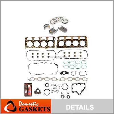 Engine Re-Ring Kit Fit 14-15 GMC Chevrolet Silverado 1500 5.3L OHV - Image 1 of 4