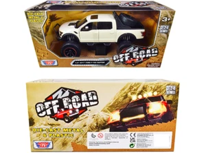 Ford F-150 Raptor Off-Road Pickup Truck 2017 Cream Motormax 1/27 Diecast Model - Picture 1 of 6