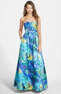 NWT Hailey Logan for Adrianna Papell Floral Prom 7/8 - Picture 1 of 9