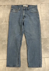 VINTAGE Y2K Levis 505 Jeans Herren 34x29 Regular Fit Light Wash Blau Denim 150 - Bild 1 von 9