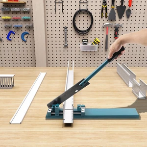 Drahtkanalschneider 45 90 Grad Kanalständer Multi Winkel PVC Drahtkanalschneider - Bild 1 von 16