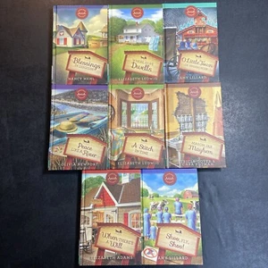 *Ex-Library* Lot of (8) Sugarcreek Amish Mysteries Hardcover Books Amy Lillard - Picture 1 of 11