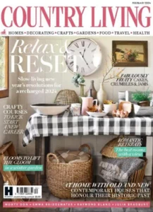 COUNTRY LIVING MAGAZINE | BRITISH EDITION FEB 2024 | RELAX & RESET - Picture 1 of 1