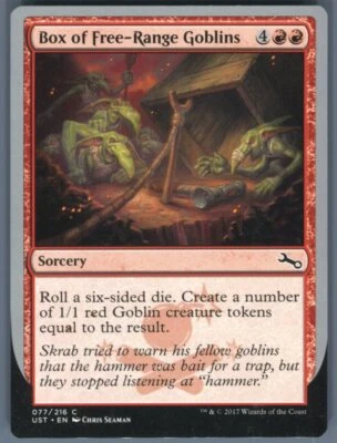 Magic_the_gathering Unstable Box of Free-Range Goblins #77 - Image 1 of 2