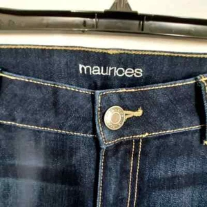Damen Maurices gerade Denim Flex mittlere Leibhöhe Gr. 12 kurze dunkle Waschung 5 Pckt neu mit Etikett - Bild 1 von 10
